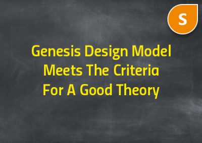 Genesis Design Model Meets The Criteria For A Good Theory