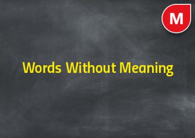 Words Without Meaning